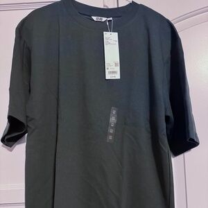 Uniqlo Blue 100% Cotton T-shirt Medium
